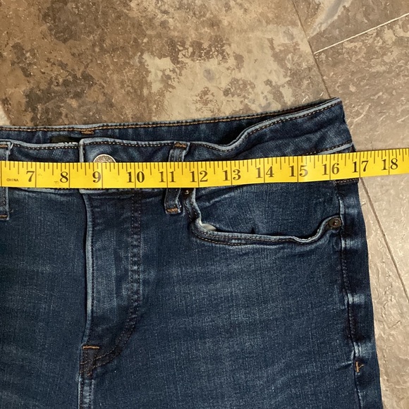 Men’s- EXPRESS Dark Washed Skinny Jeans (34x34) - Picture 3 of 8